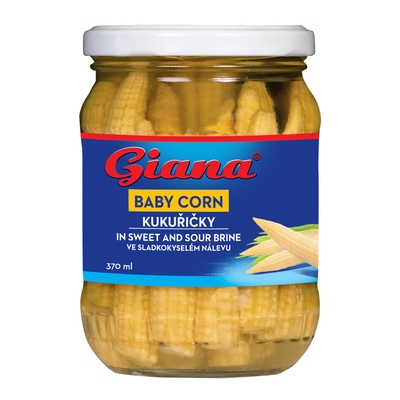 Baby Corn in Sweet and Sour Brine, 370ml